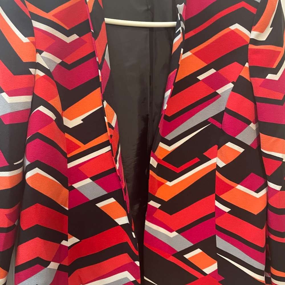 Euc Kasper Multi-Color Blazer Size 6p - image 2